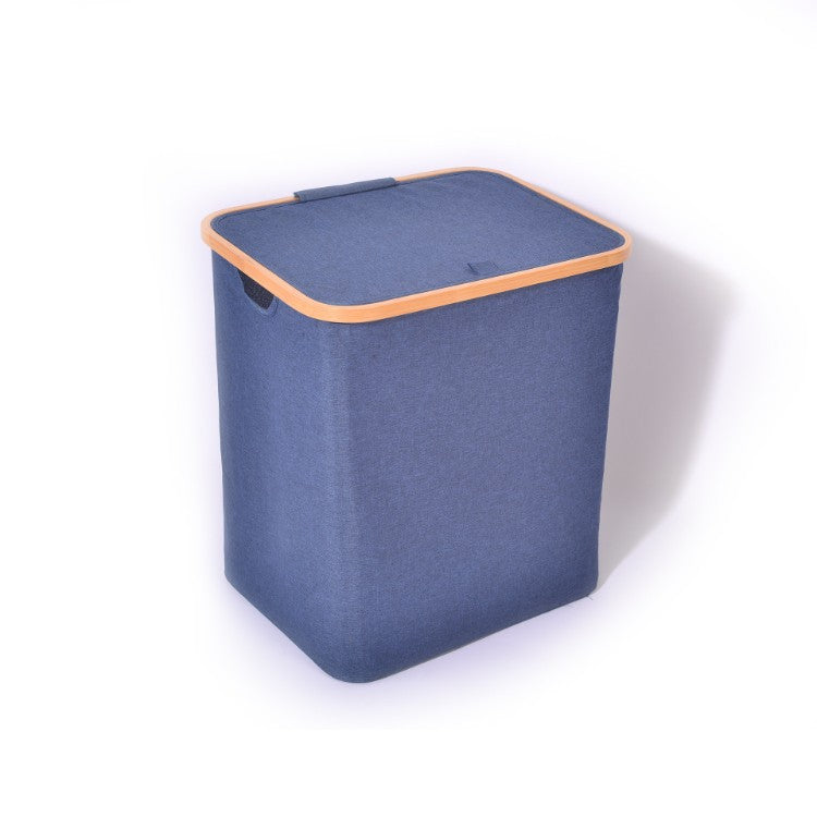 Storage Basket with Wooden Frame | High & Bury