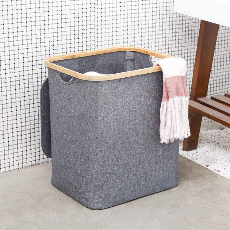 Storage Basket with Wooden Frame | High & Bury