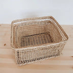 Storage Basket with Woven Design | High & Bury