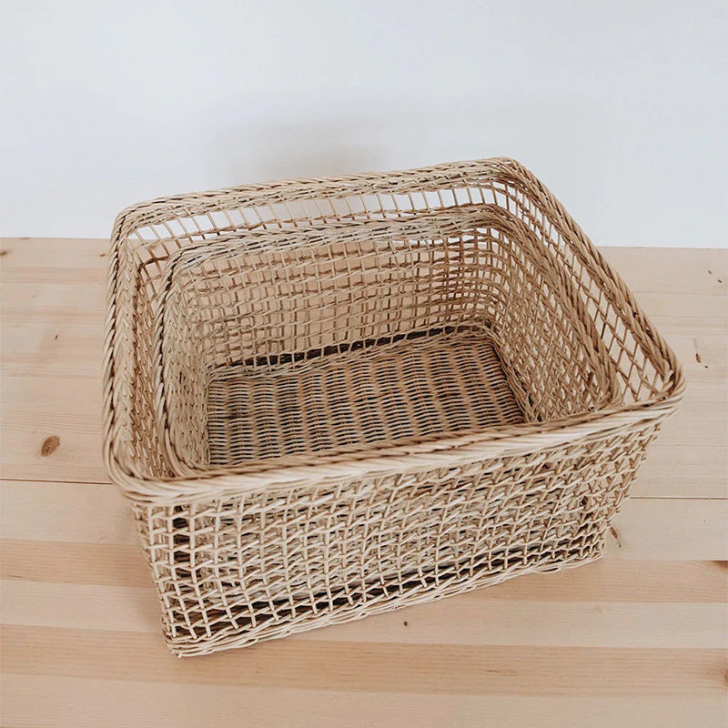 Storage Basket with Woven Design | High & Bury