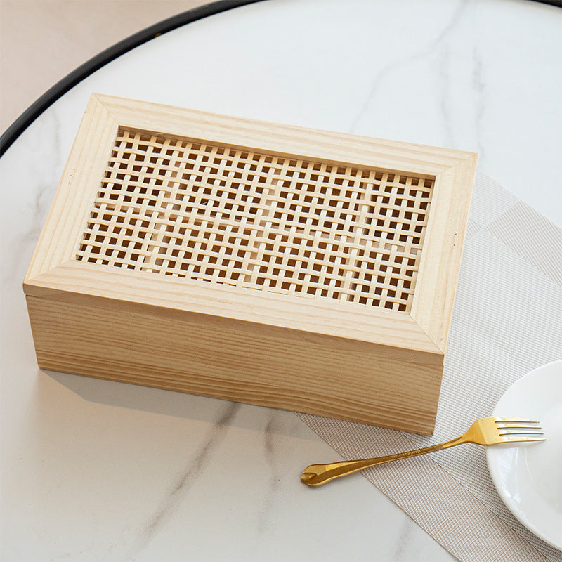 Storage Basket Wood Handcrafted | High & Bury