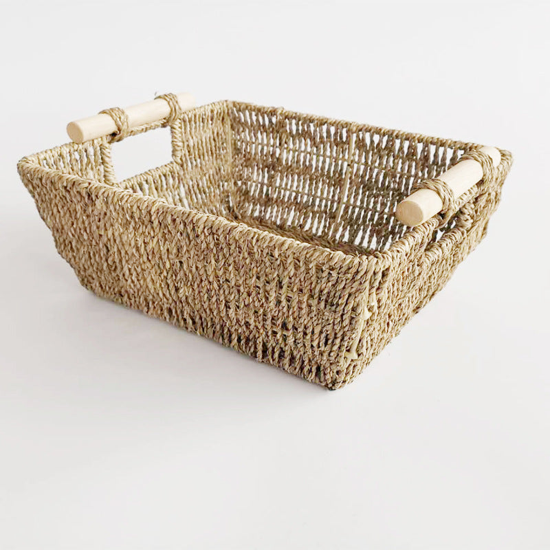 Storage Basket Wood Handwoven | High & Bury