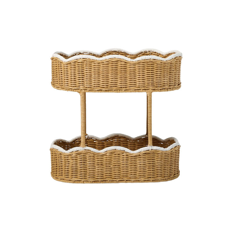 Storage Basket Woven Natural Fiber Cotton Textile | High & Bury
