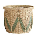 Storage Basket Woven Natural Fiber Handcrafted | High & Bury