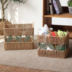 Storage Basket Woven Natural Fiber | High & Bury