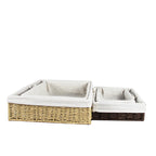 Storage Basket Woven Natural Fiber Soft Textile | High & Bury
