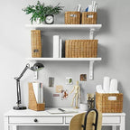 Storage Basket Woven Natural Fiber Soft Textile Solution | High & Bury