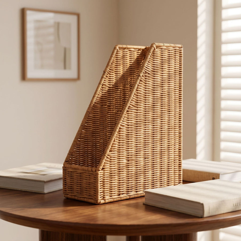 Storage Basket Woven Natural Fiber Soft Textile Solution | High & Bury