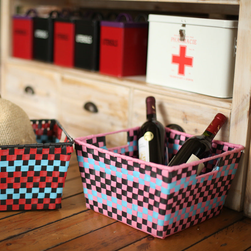 Storage Baskets in the Woven Design | High & Bury
