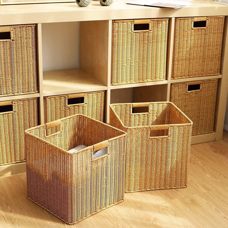 Storage Baskets in the Woven Design | High & Bury