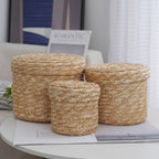 Storage Baskets Woven Natural Fiber Handcrafted | High & Bury