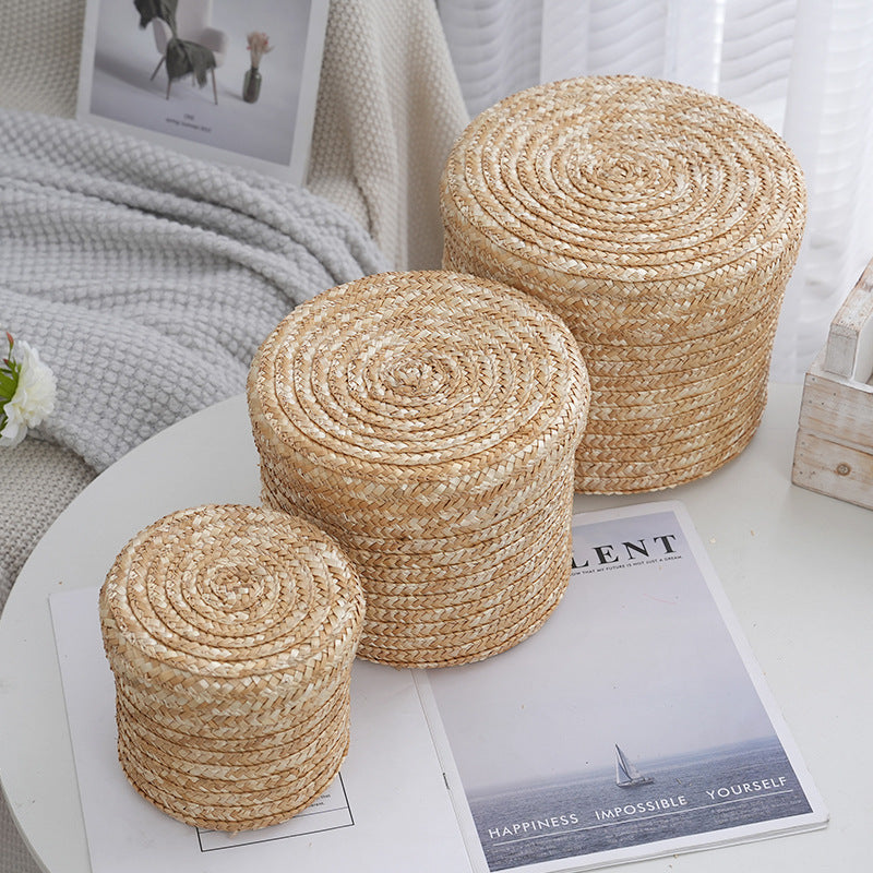 Storage Baskets Woven Natural Fiber Handcrafted | High & Bury