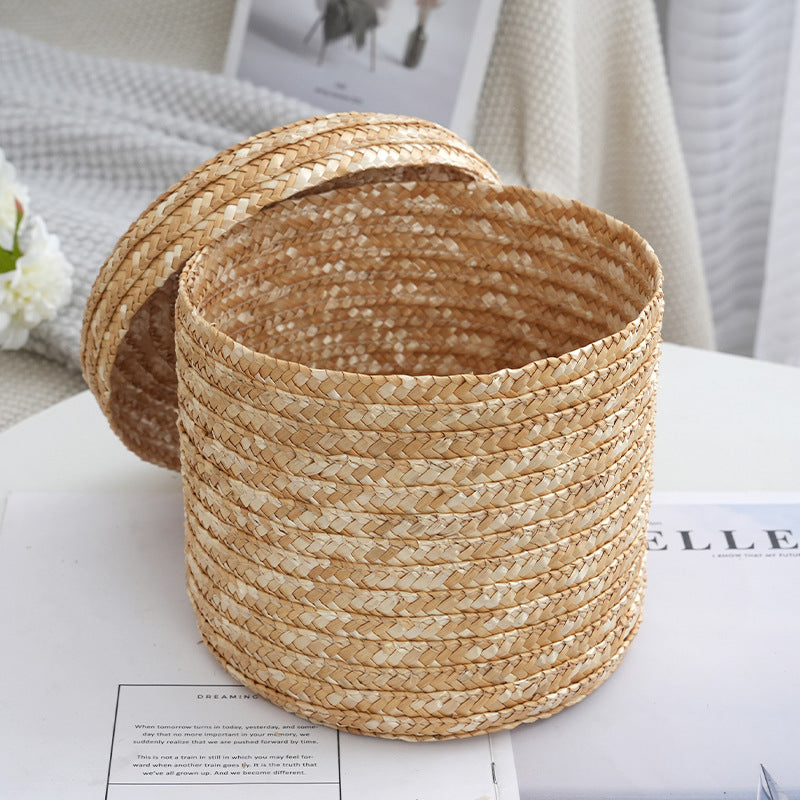 Storage Baskets Woven Natural Fiber Handcrafted | High & Bury