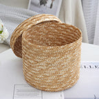 Storage Baskets Woven Natural Fiber Handcrafted | High & Bury