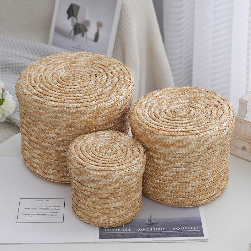 Storage Baskets Woven Natural Fiber Handcrafted | High & Bury