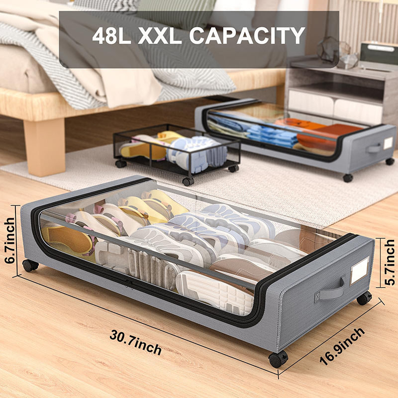 Storage Box with Wheels | High & Bury