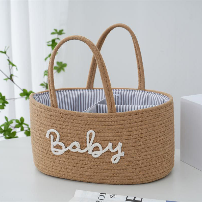 Storage Box Yellow Light Grey | High & Bury