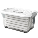 Storage Boxes Molded Plastic Stackable | High & Bury