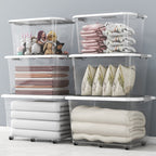 Storage Boxes Molded Plastic Stackable | High & Bury