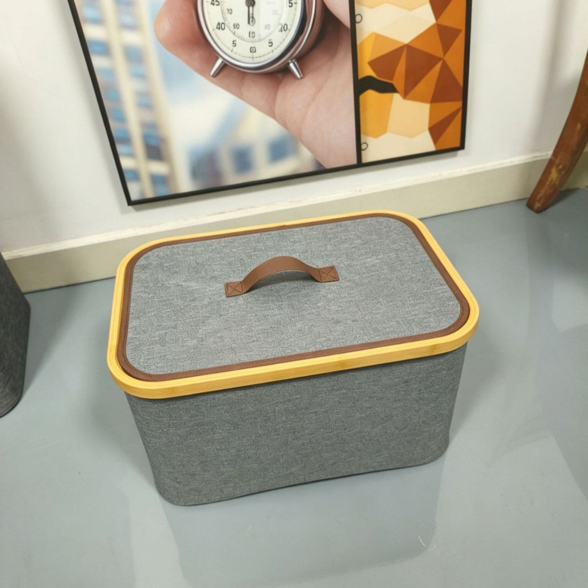 Storage Boxes with Elegant Bamboo Accents | High & Bury