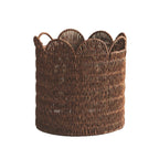 Straw Basket Soft Textile Handwoven | High & Bury