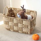 Structured Storage Basket made of Natural Material | High & Bury