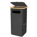Stylish and Practical Waste Bin Bamboo Lidded | High & Bury