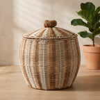 Stylish Basket with Lid | High & Bury