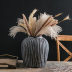 Stylish Ceramic Vase Black | High & Bury