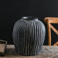 Stylish Ceramic Vase Black | High & Bury