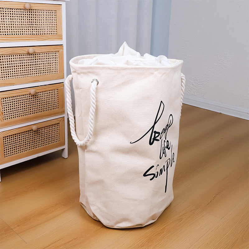 Stylish Decorative Storage Basket Soft Textile Foldable | High & Bury