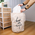 Stylish Decorative Storage Basket Soft Textile Foldable | High & Bury