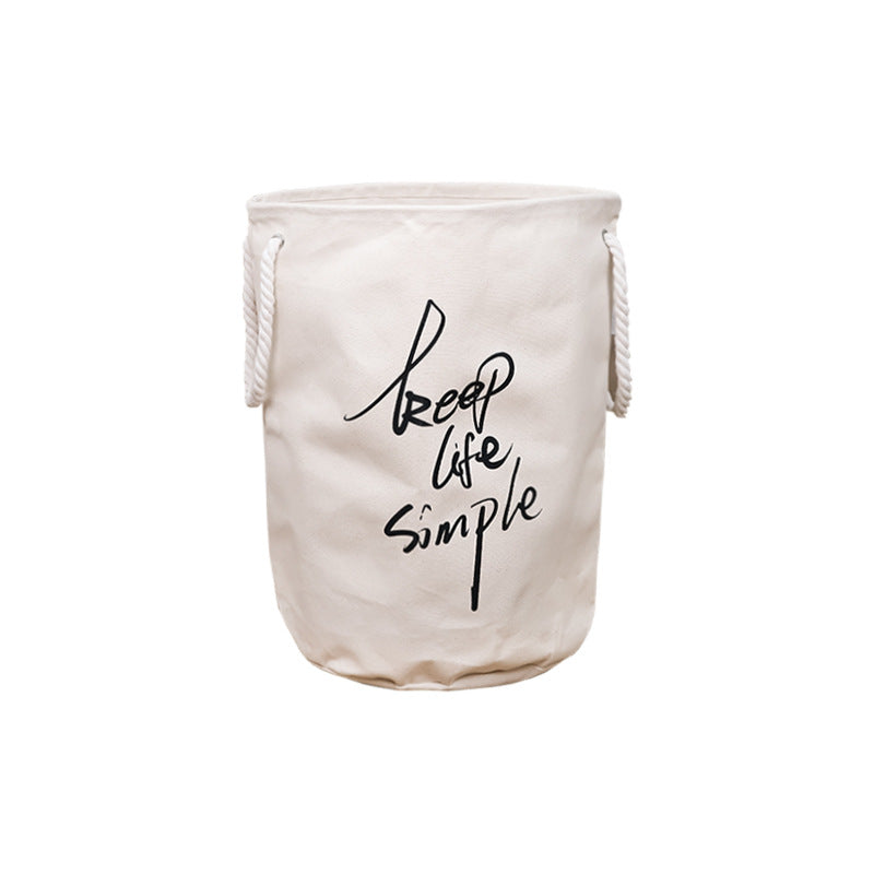 Stylish Decorative Storage Basket Soft Textile Foldable | High & Bury