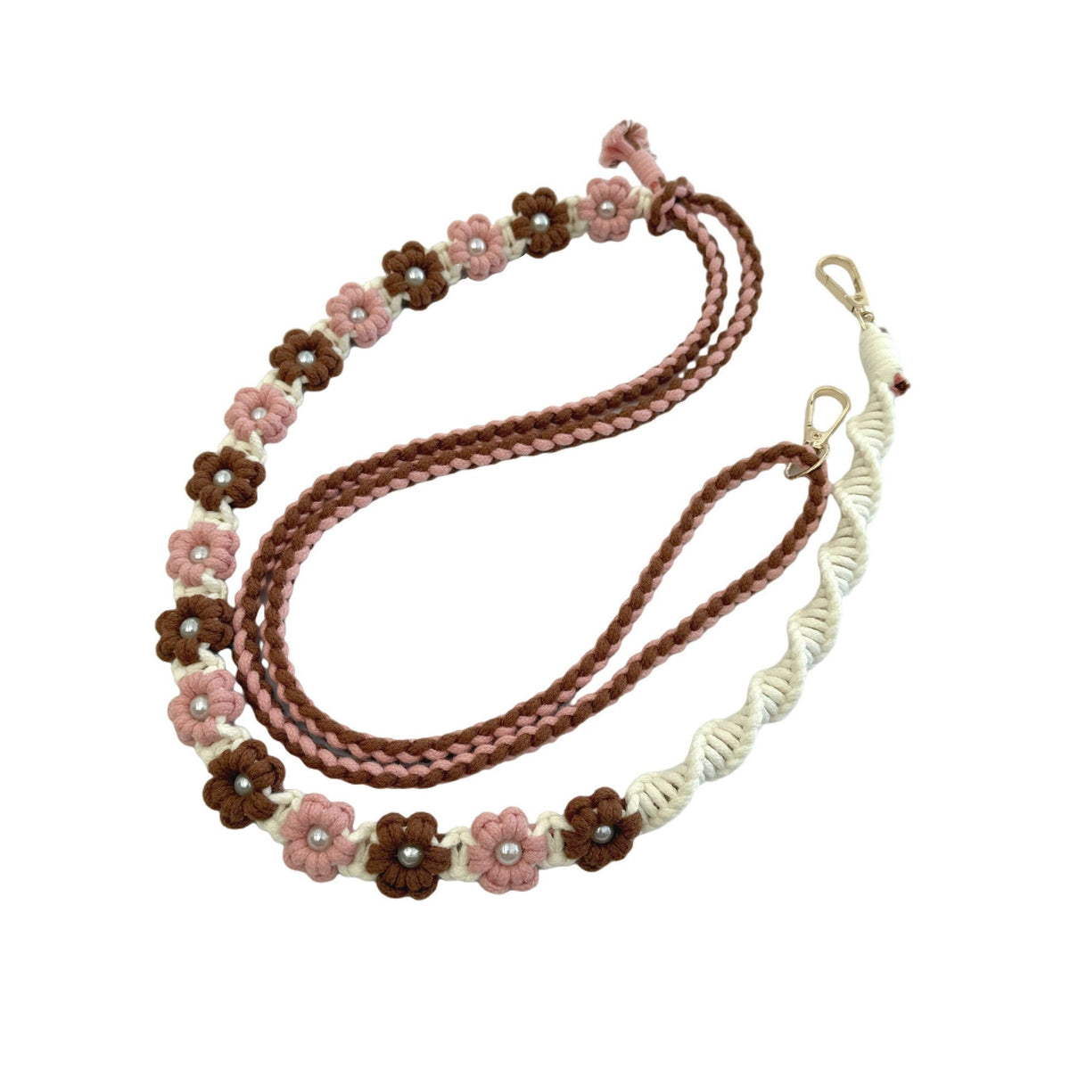 Stylish Floral Embroidered Dog Leash | High & Bury