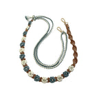 Stylish Floral Embroidered Dog Leash | High & Bury