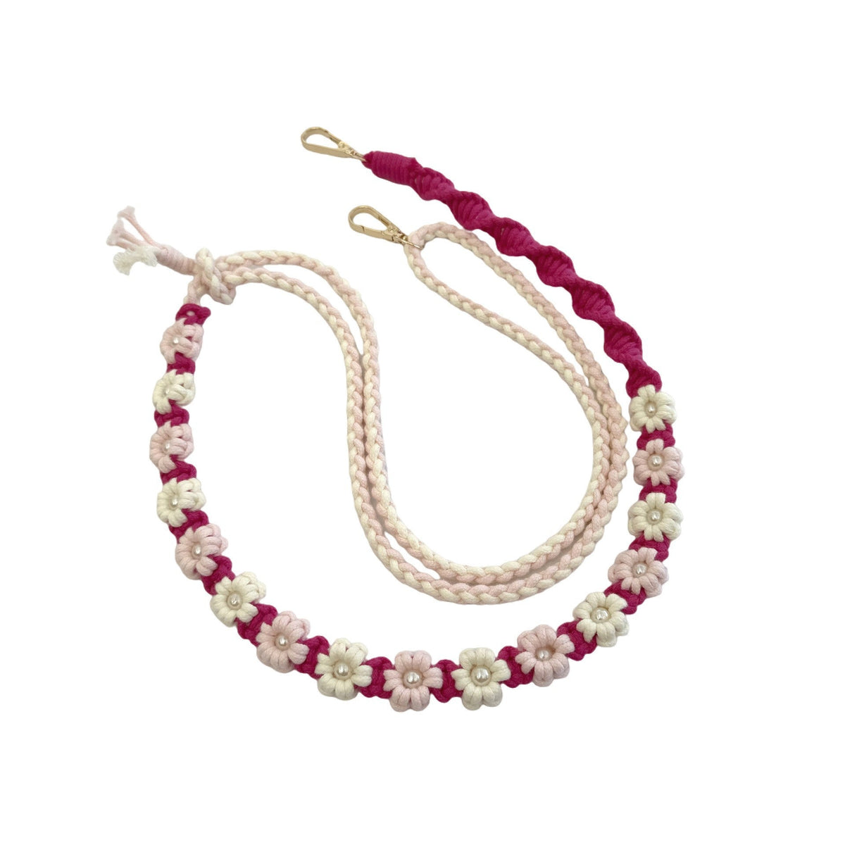 Stylish Floral Embroidered Dog Leash | High & Bury