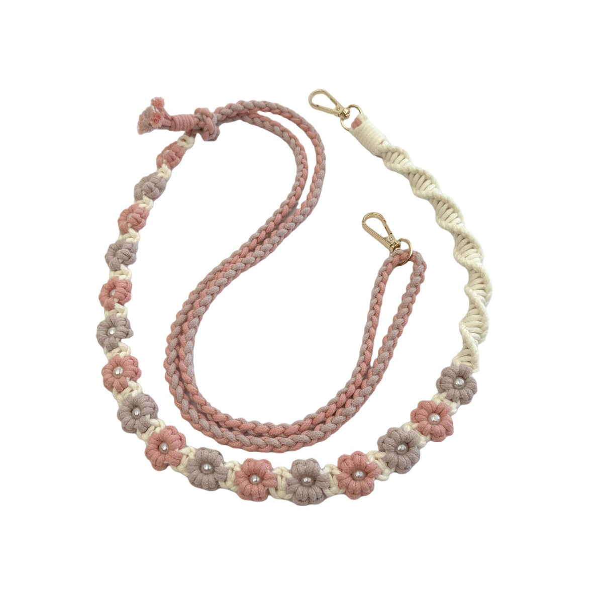 Stylish Floral Embroidered Dog Leash | High & Bury