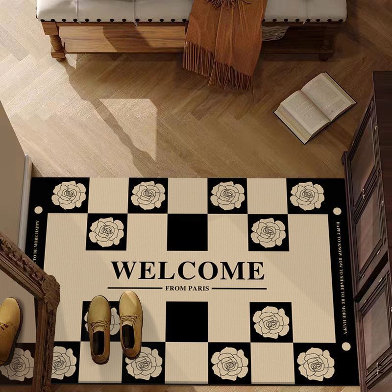 Stylish Geometric Patterned Floor Mat | High & Bury
