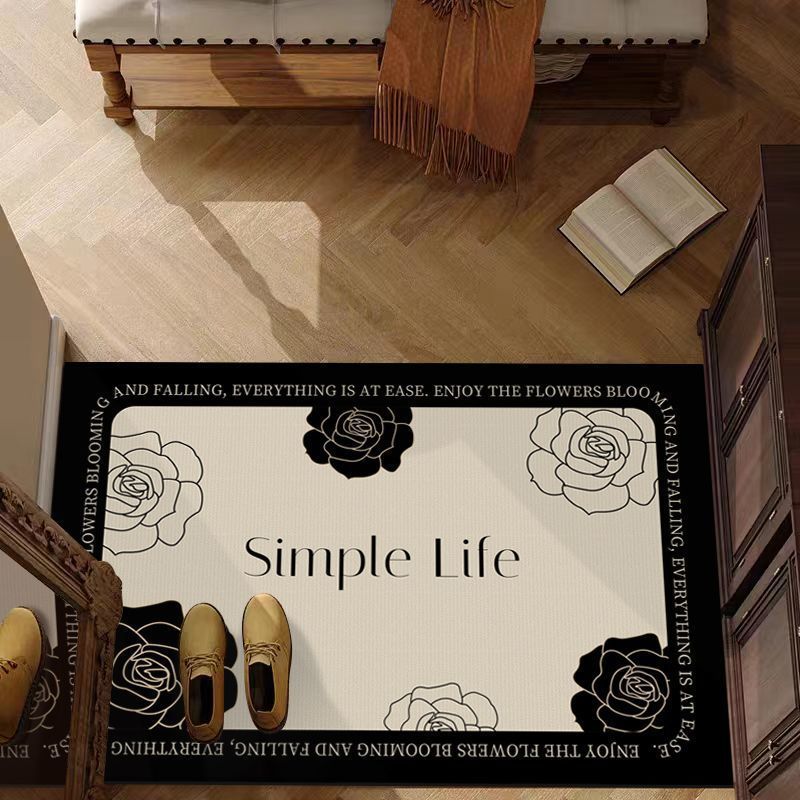 Stylish Geometric Patterned Floor Mat | High & Bury