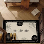 Stylish Geometric Patterned Floor Mat | High & Bury