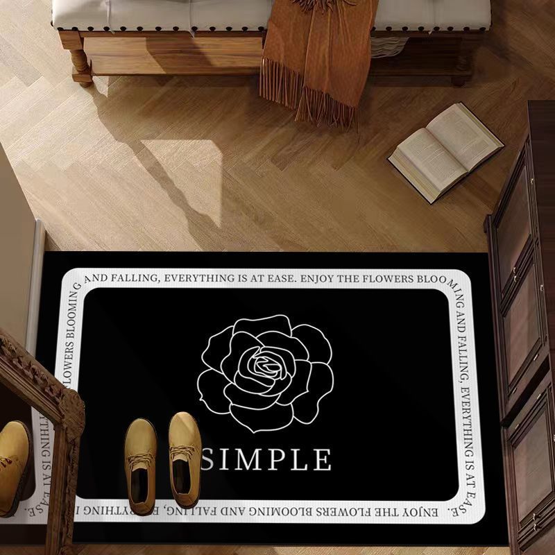 Stylish Geometric Patterned Floor Mat | High & Bury