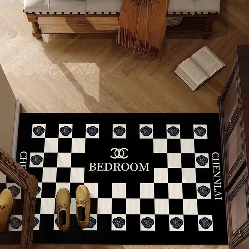 Stylish Geometric Patterned Floor Mat | High & Bury