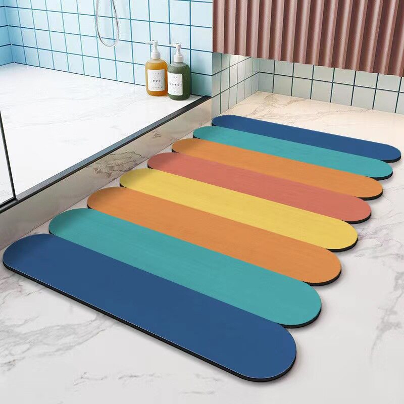 Stylish Gradient Bath Mat | High & Bury