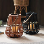 Stylish Lantern with Hemp Handle | High & Bury