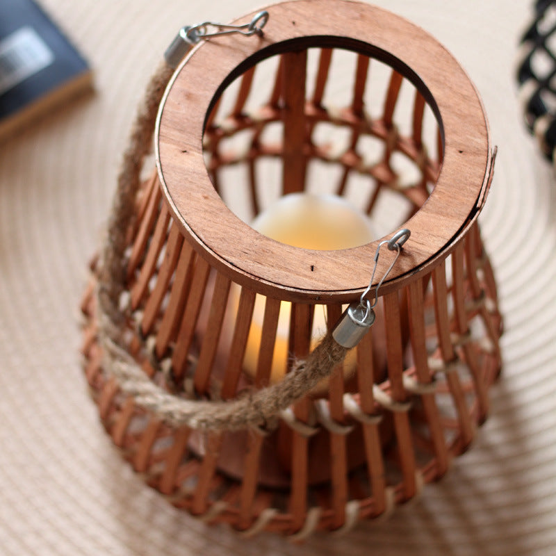 Stylish Lantern with Hemp Handle | High & Bury