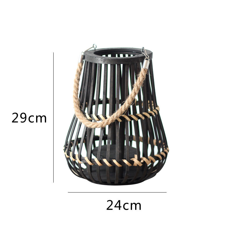 Stylish Lantern with Hemp Handle | High & Bury