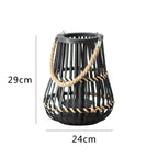 Stylish Lantern with Hemp Handle | High & Bury