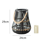 Stylish Lantern with Hemp Handle | High & Bury