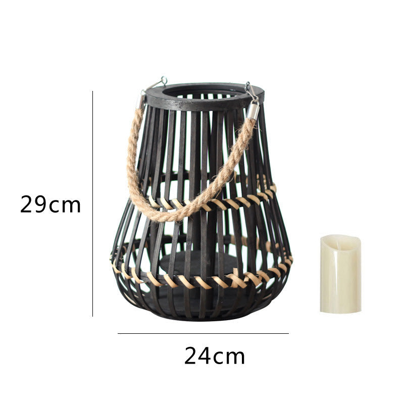 Stylish Lantern with Hemp Handle | High & Bury