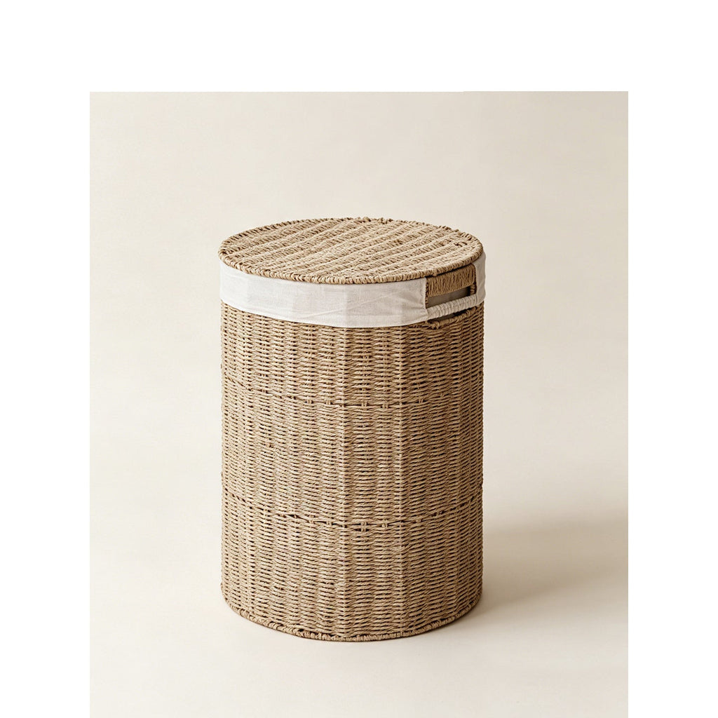Stylish Laundry Basket made of Natural Material | High & Bury